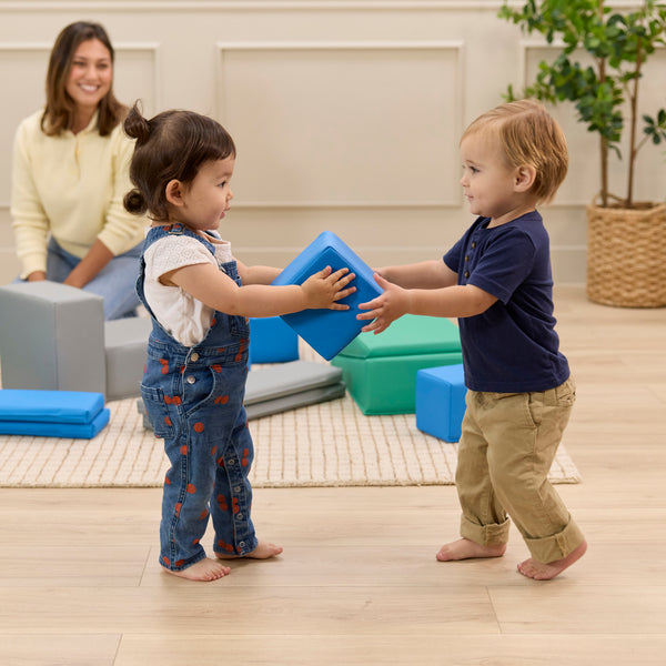 Multi-Shape Foam Building Block Set, 16-Piece