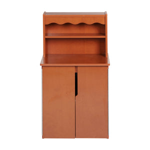 Chef's Station Kids Wooden Pretend Kitchen Cupboard