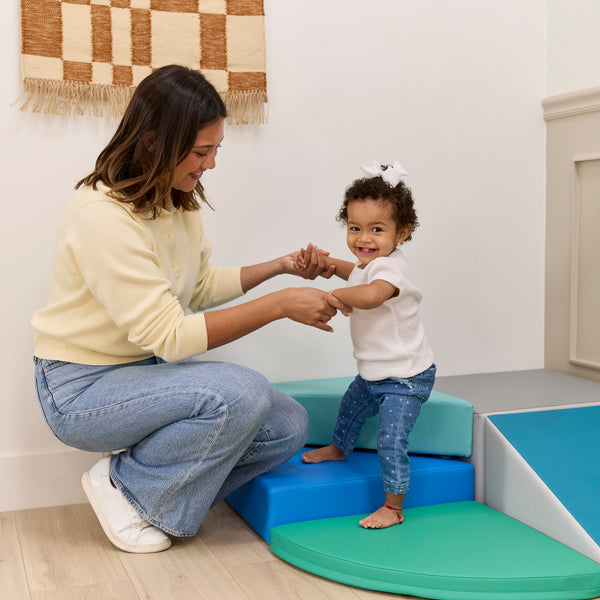 Little Haven Twist Step & Slide Corner Climber, 5-Piece