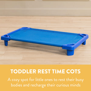 SlumberEdge Stackable Toddler Cot, RTA, 6-Pack