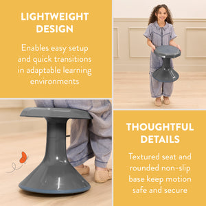 Wobble Sensory Stool, 15in Seat Height