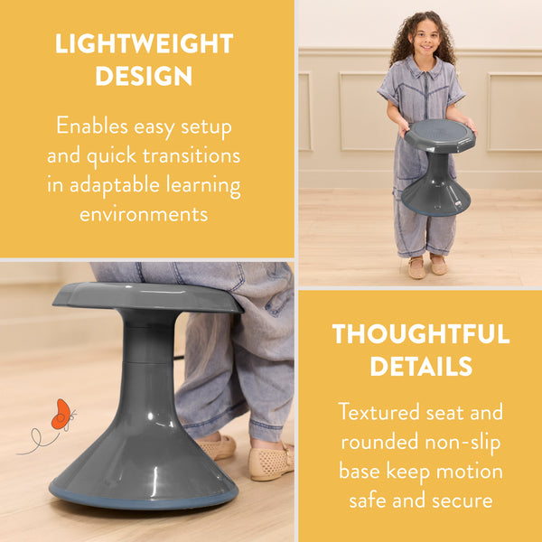 Wobble Sensory Stool, 15in Seat Height