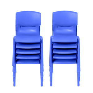Stackable School Chairs, 12", 10-Pack