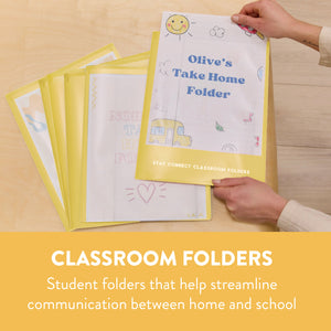 Stay Connected Classroom Folders, 36-Piece