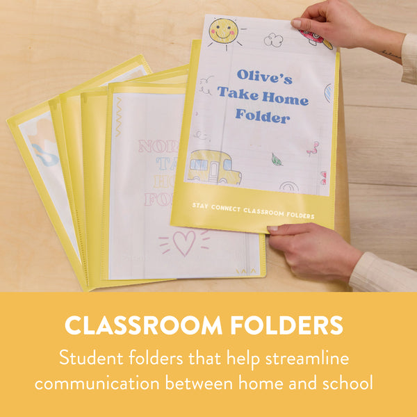 Stay Connected Classroom Folders, 36-Piece