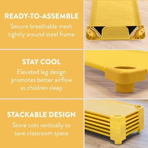 Sleepline Stackable Cot, RTA, 6-Pack