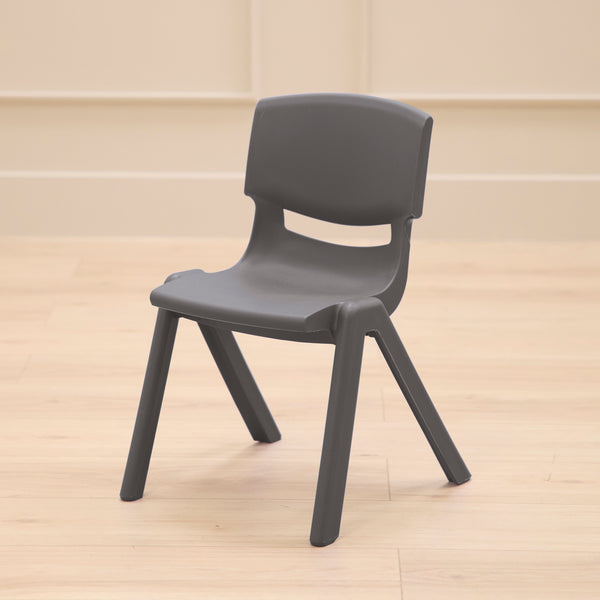 Stackable School Chairs, 12", 4-Pack