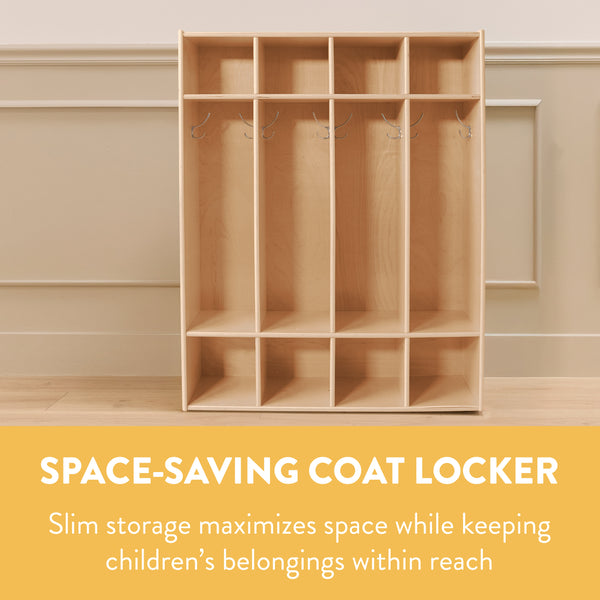 Sleekline 4-Section Coat Locker