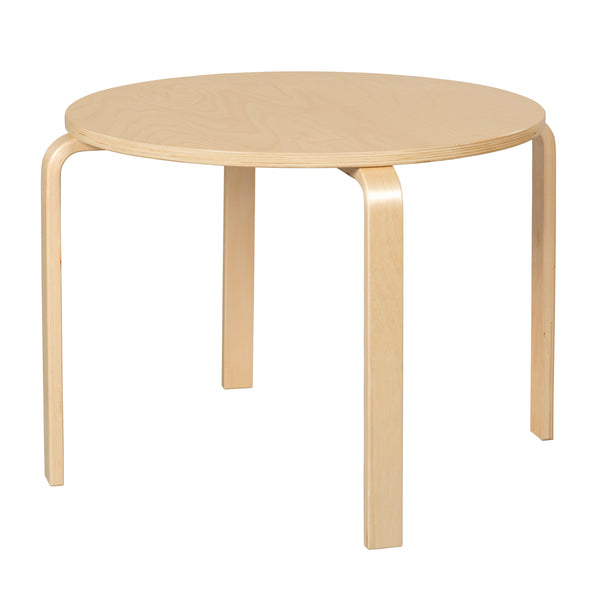 Bentwood Kids Table and Chairs Set, 5-Piece