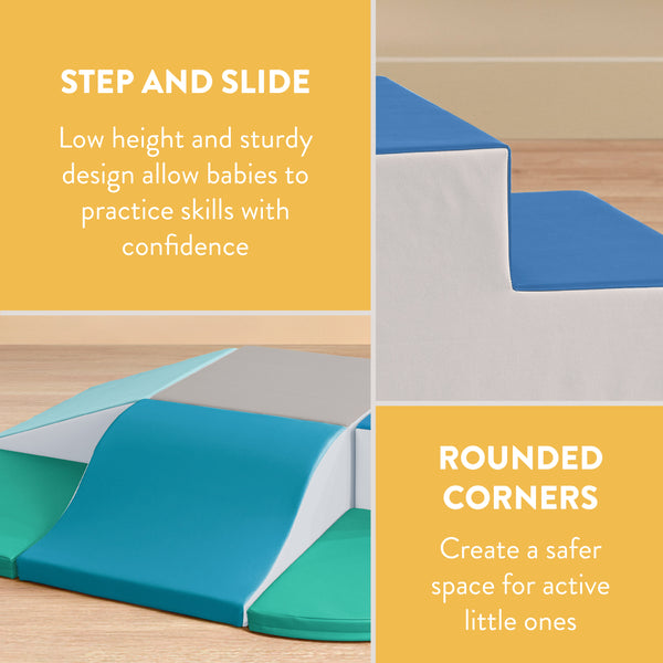 Little Haven Step & Slide Wall Climber, 6-Piece