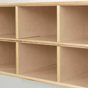 10-Section Wall Mount Coat Locker