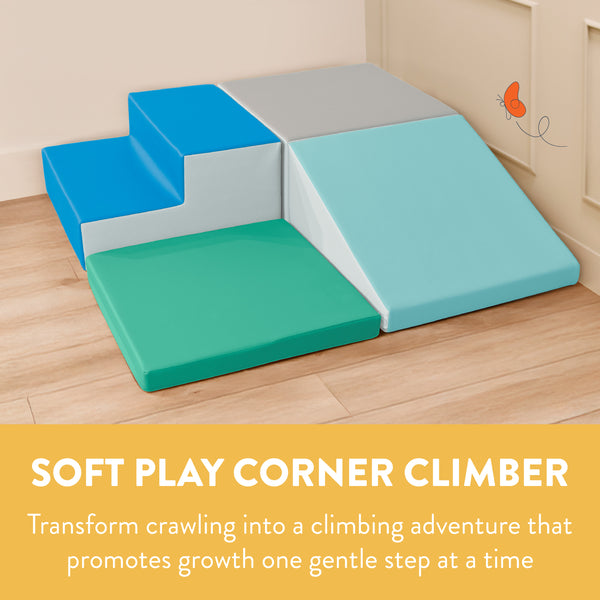 Little Haven Step & Slide Corner Climber, 4-Piece