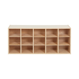 Sleekline 15-Compartment Cubby Storage Cabinet, 3x5