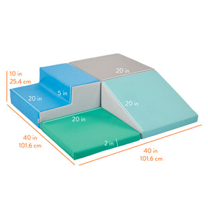 Little Haven Step & Slide Corner Climber, 4-Piece