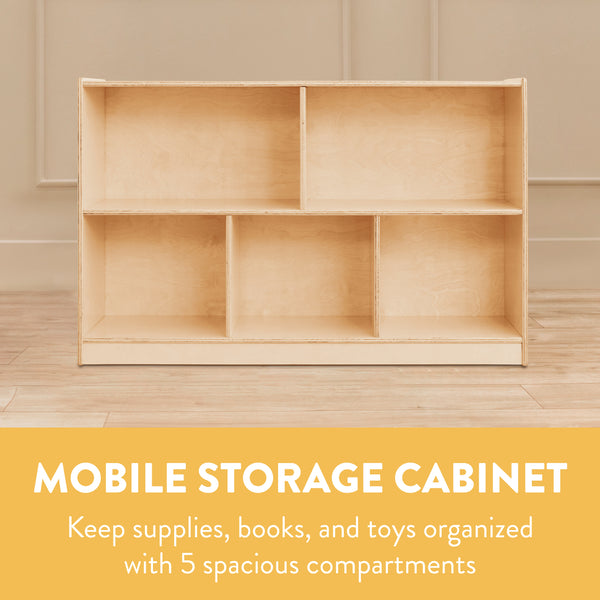5-Compartment Mobile Storage Cabinet, Builder