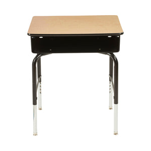 Adjustable Student Desk with Metal Book Box