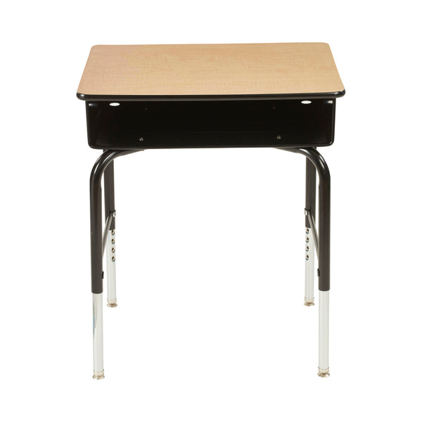 Adjustable Student Desk with Metal Book Box