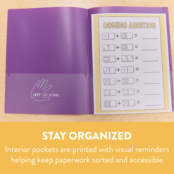 Stay Connected Classroom Folders, 36-Piece