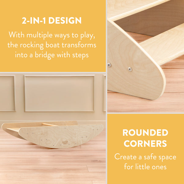 Rocking Boat and Climbing Bridge