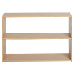 Sleekline 2-Shelf Double-Sided Storage Cabinet, 24" H