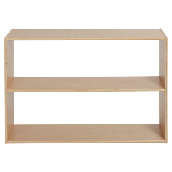 Sleekline 2-Shelf Double-Sided Storage Cabinet, 24" H