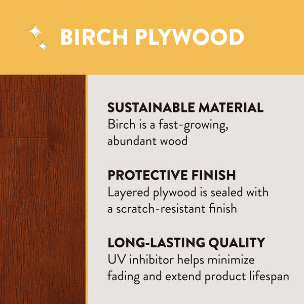 Chef's Station Kids Wooden Pretend Kitchen Cupboard