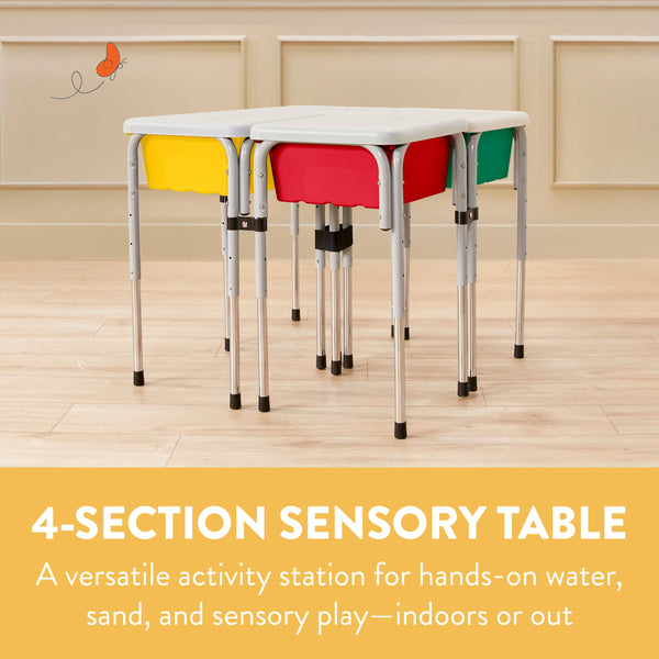 Quad Sensory Tables with Lids