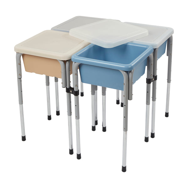 Quad Sensory Tables with Lids
