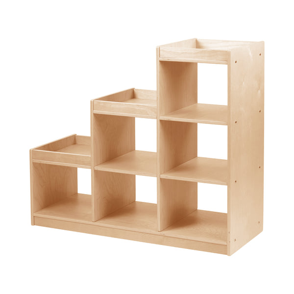 6-Compartment Tiered Storage Cabinet