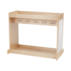 Double-Sided Toddler Dress-Up Island with Mirror