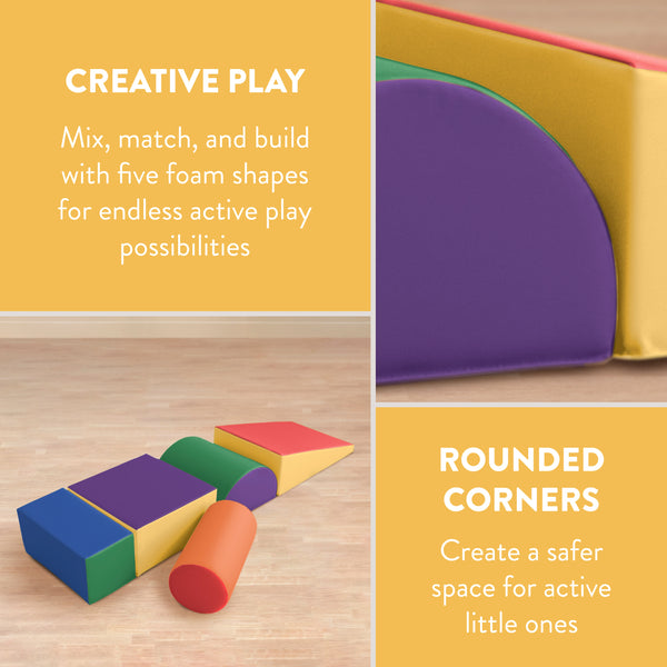 Step, Crawl and Slide Playset, 5-Piece