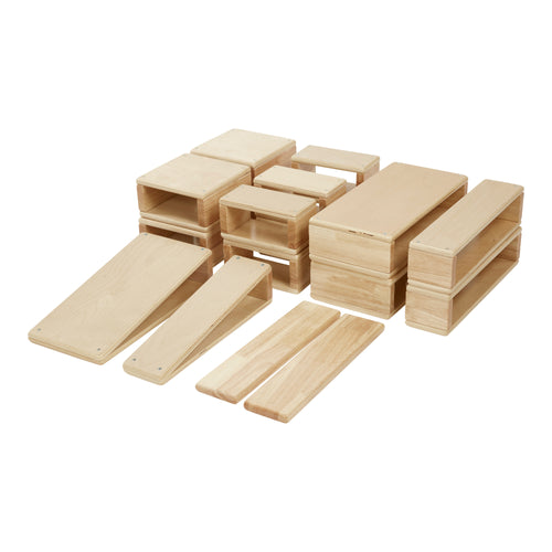 Hollow Building Blocks, 18-Piece