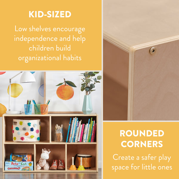 Sleekline 5-Compartment Storage Cabinet, Starter