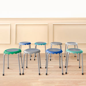 Blossom Stackable Stools, 8-Piece