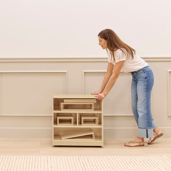 Mobile Block Storage Cabinet