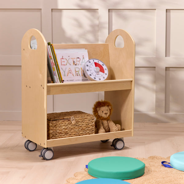 Time-to-Read Mobile Library Cart with Timer