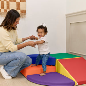 Little Haven Twist Step & Slide Corner Climber, 5-Piece