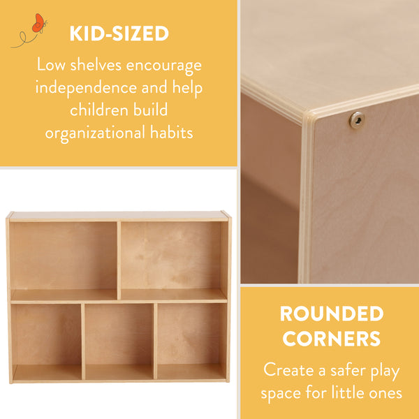Sleekline 5-Compartment Storage Cabinet, Builder