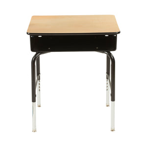 Adjustable Student Desk with Metal Book Box