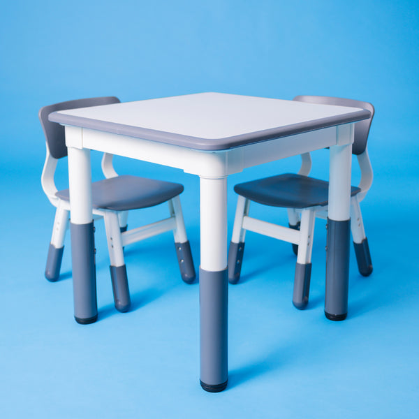 Dry-Erase Adjustable Kids Table and Chairs Set