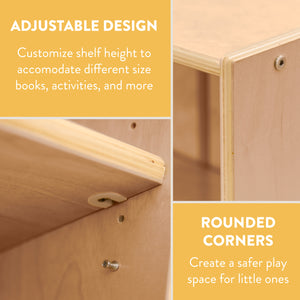 5-Shelf Adjustable Bookshelf, 60" H