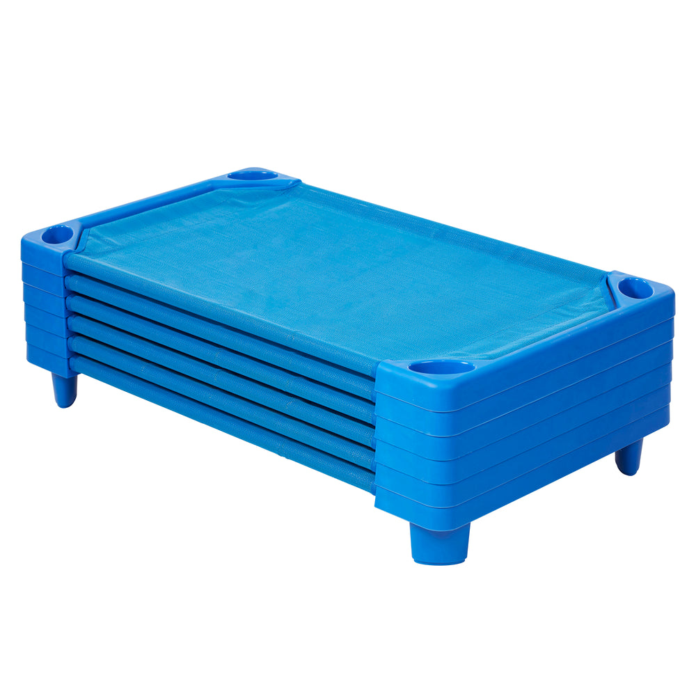SlumberEdge Stackable Toddler Cot, RTA, 6-Pack