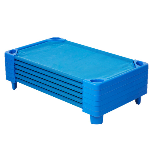 SlumberEdge Stackable Toddler Cot, RTA, 6-Pack